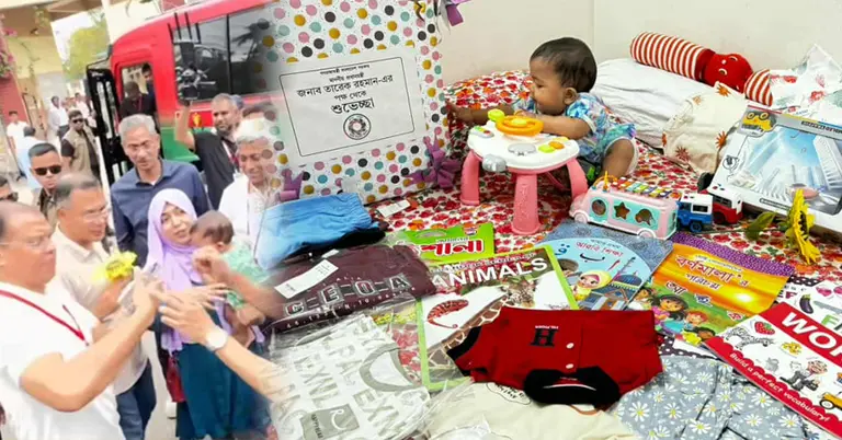 শিশুর জন্যে উপহার পাঠালেন প্রধানমন্ত্রী